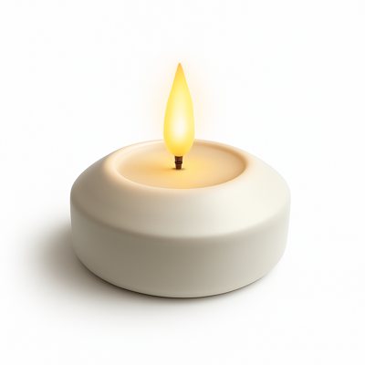 Bougie à LED réutilisable